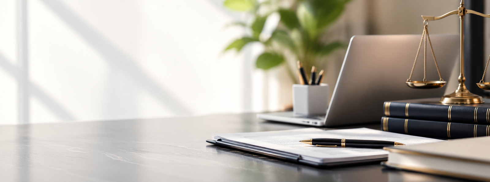 Documentos y registros organizados sobre una mesa de trabajo